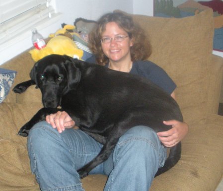 Angus is my lap dog :)