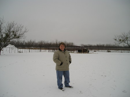 Me at the ranch in the winter of 2006