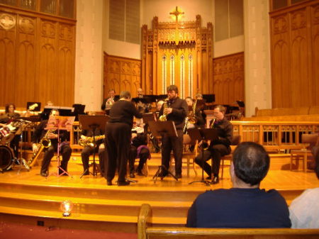 Me soloing as Lead Alto in our jazz band.