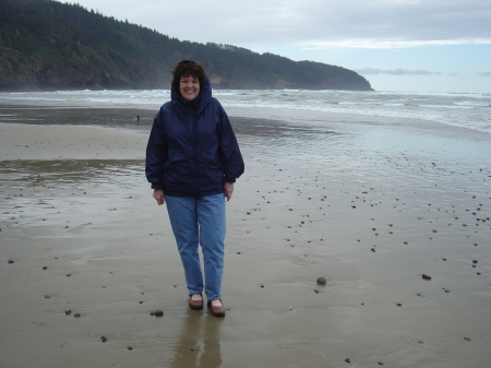 Susan - rainy day on the Oregon Coast