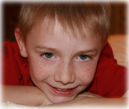 My oldest son, Nick (9 years old)