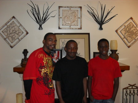 SON LEON, NEPHEW KEN AND TERRELL