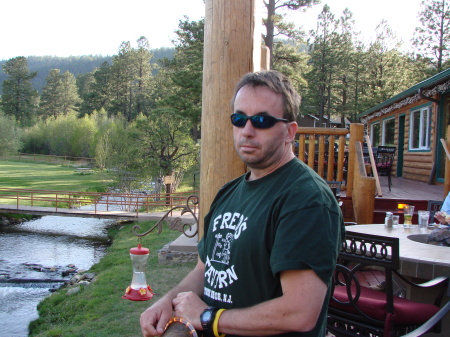 Having a beer in Greer, AZ 2007