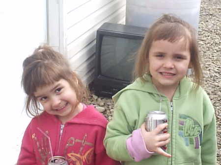 My little angels Brianna and Kayla