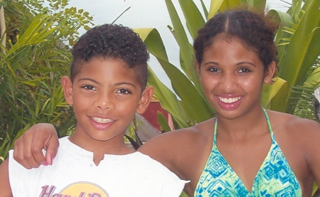 My kids...Mrince and Noelia