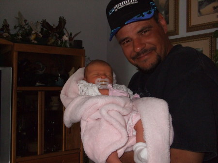 My husband & our 1st grandchild!