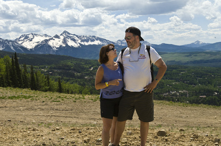 Margo and Dean in Telluride, CO