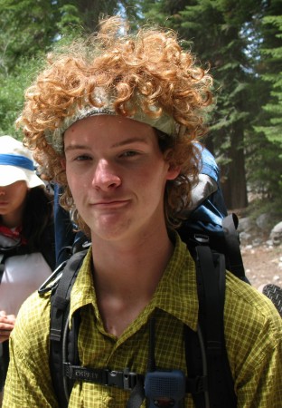 This is my son Ian, on the trail to Whitney