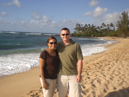 Me and Josh, North Shore of O'ahu, April 2008