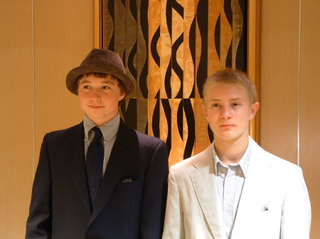 My Son, Jon, on the right, 15 yrs. old