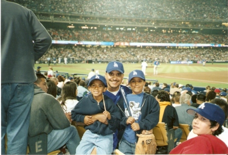 Our first dodger trip, 1 June 2005