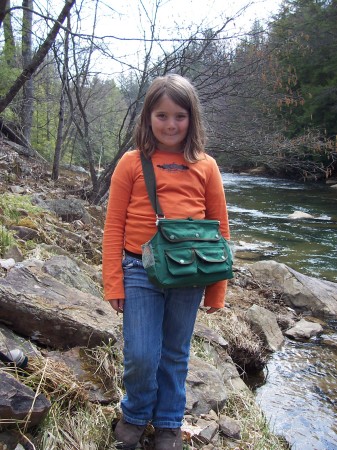 Jenna trout fishing on Gauley River