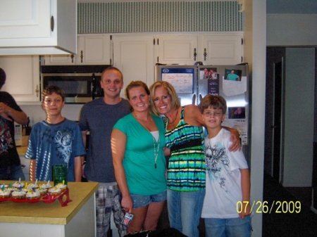 My family on Ashleys 25th Birthday