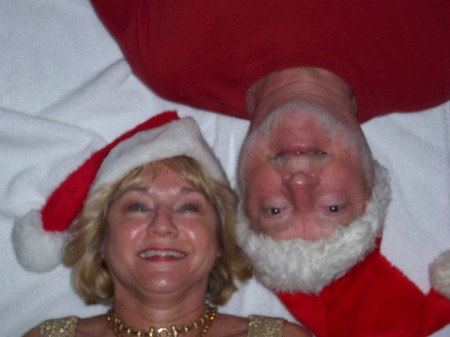 Wife Gina and me Christmas 2009