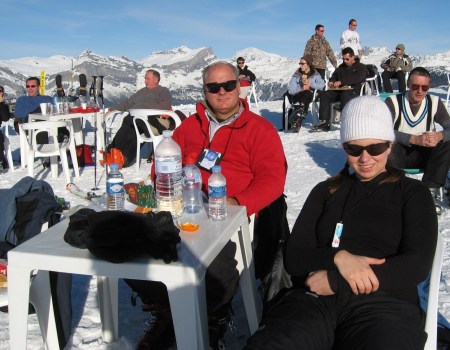 Doug & Sonja at St. Gervais