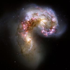 "Colliding Galaxies Make Love, Not War"