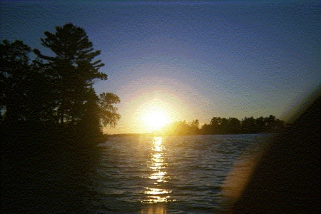 Evening on Buckhorn Lake