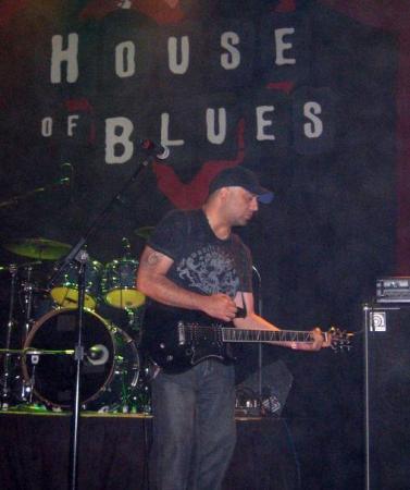 Performing at the House of Blues