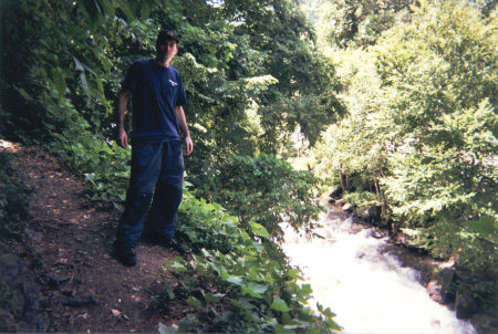 Jamie on Appalacian Trail, N.C. '07