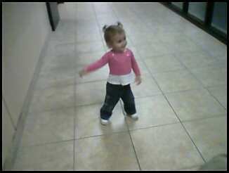 Aizlyn's walking.....oh oh.....:)