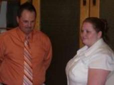 My husband Ron and I at our wedding
