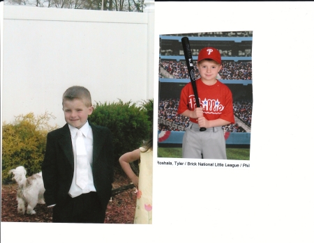 tyler 1st communion and baseball