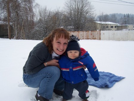 Andy's first snow