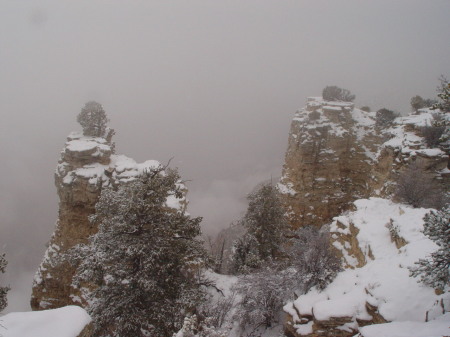 The Grand Canyon ... in winter