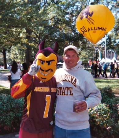 with Sparky in Chapel Hill, NC
