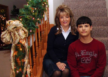 Ruby Coleman and her son Jerad  2007