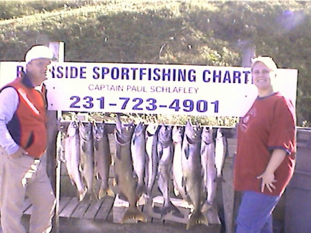 fishing trip in Manistee October 2004