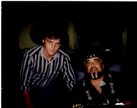 Helping Wolfman Jack on a remote