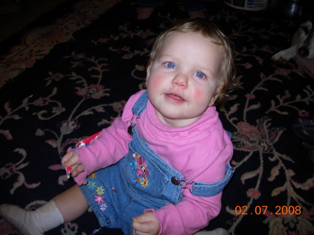 My great-niece on her 1st b-day