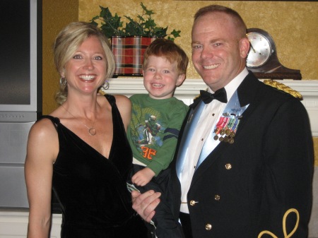 the family before the military ball
