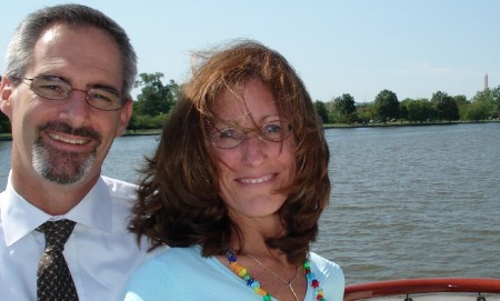 Marisa and I on the President's Yacht