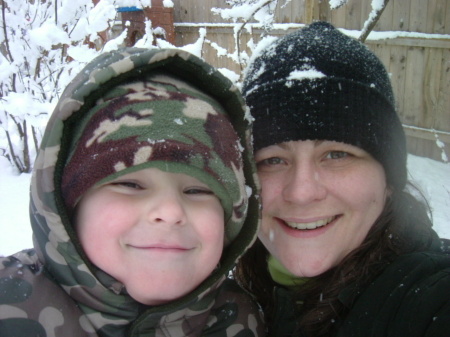 Me and my son Nathan, winter 2007