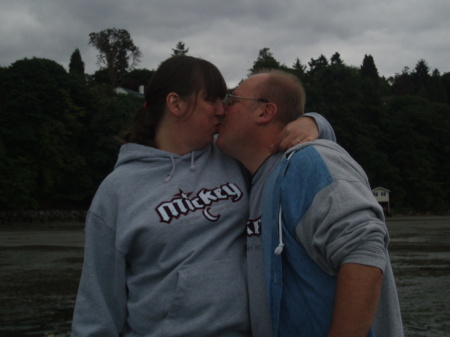 My Lovely Wife and I at the beach