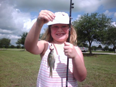 THE FIRST FISH AT THE FARM/ AUG 2007