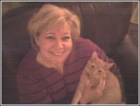 debi and handsome, the cat