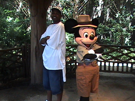 me and mickey kickn it