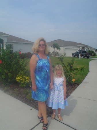 My daughter and me, May 2008