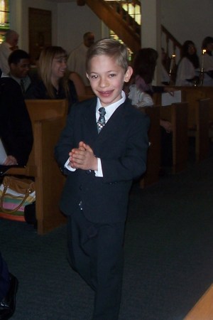 Bruce's First Communion