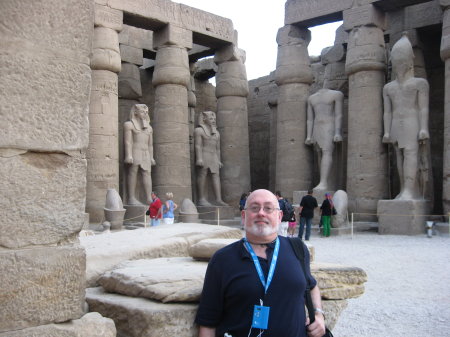 Ken at the Temple of Luxor, Egypt