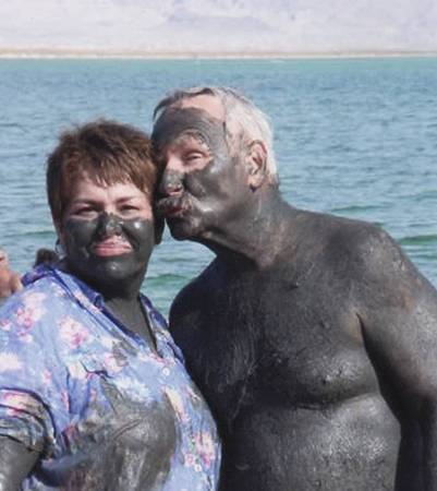 hunky hubby and me at Dead Sea