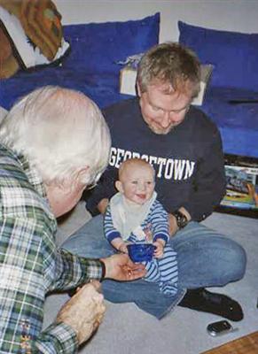 Dave & Grandpa hanging' w/Rowan