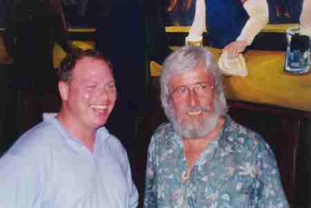 Tom with Jean-Michel Cousteau Guam 97