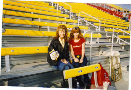 ME AND SIS CALIF SPEEDWAY..