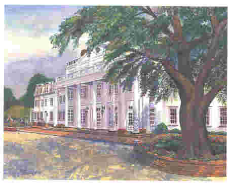 Watercolor of the Wilcox Inn