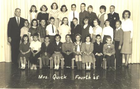 Mrs. Quick's 4th Grade Class 1965