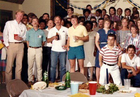 Garner Sr High class of 75 reunion - 1985